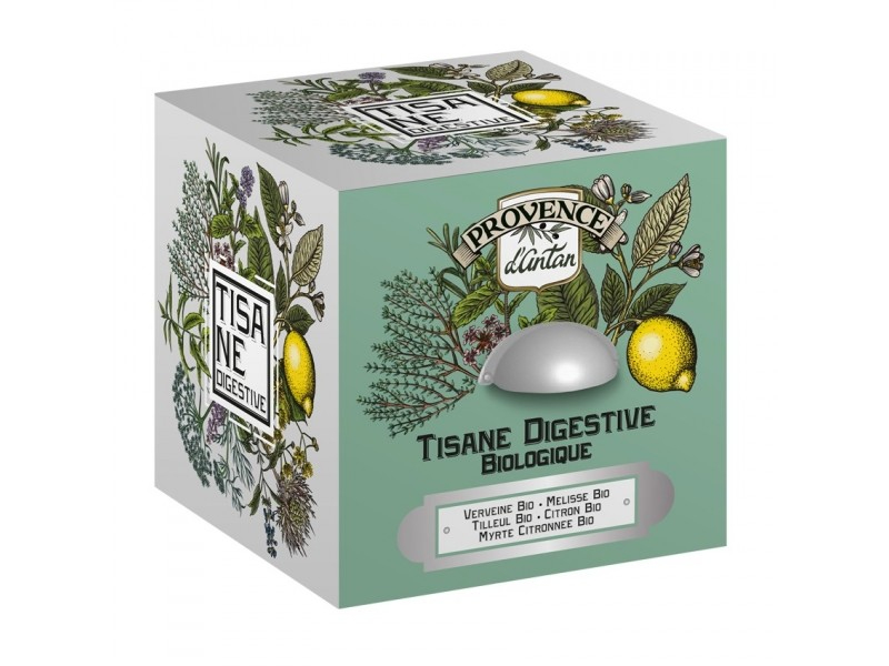 Tisane Digestive BIO, coffret métal 24 sachets