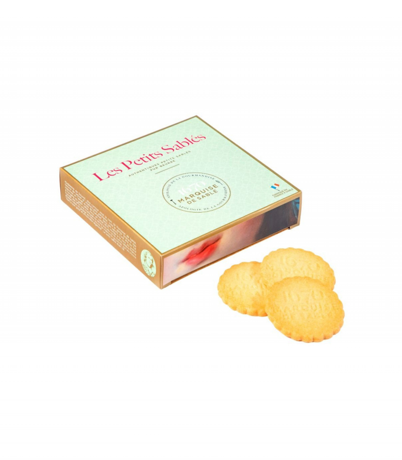 Biscuits sablés nature au pur beurre frais, Marquise de Sablé - étui 100g