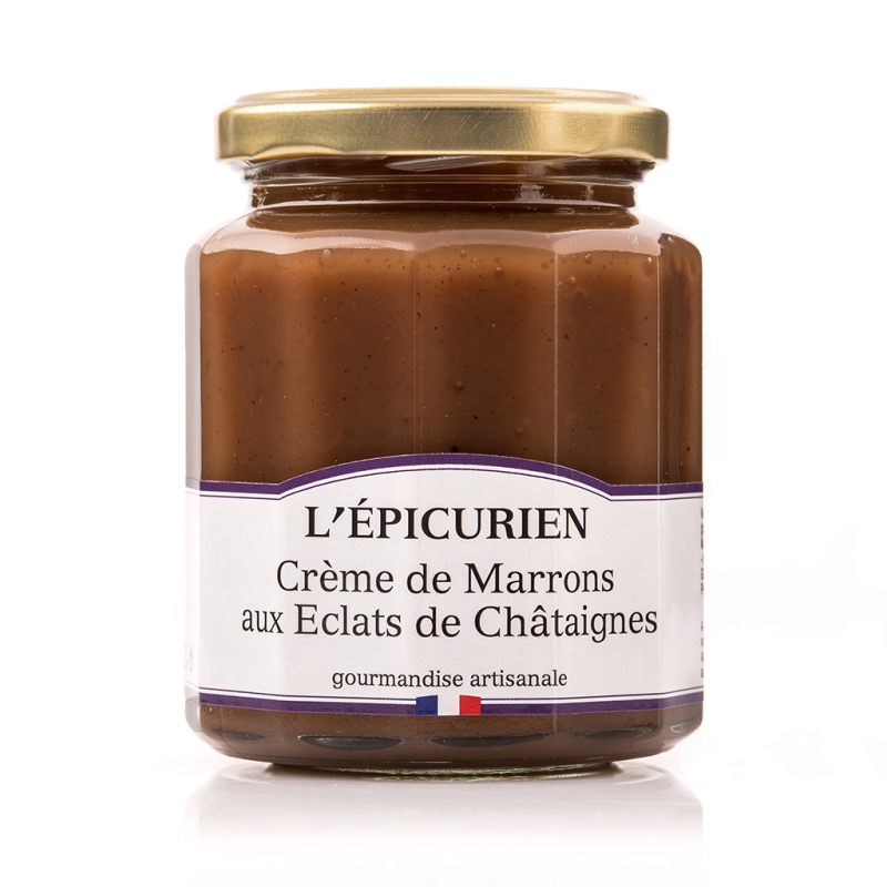 Crème de Marrons aux Éclats de Châtaignes, 320 g