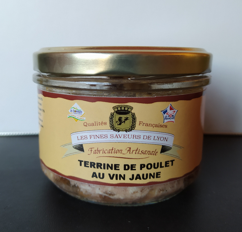 Terrine de Poulet au vin Jaune, 180 g                                                  